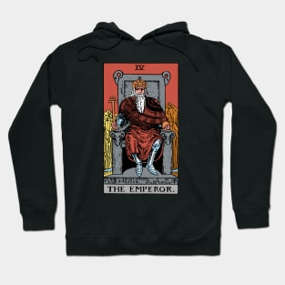 Emperor Tarot Card Rider Waite Hoodie